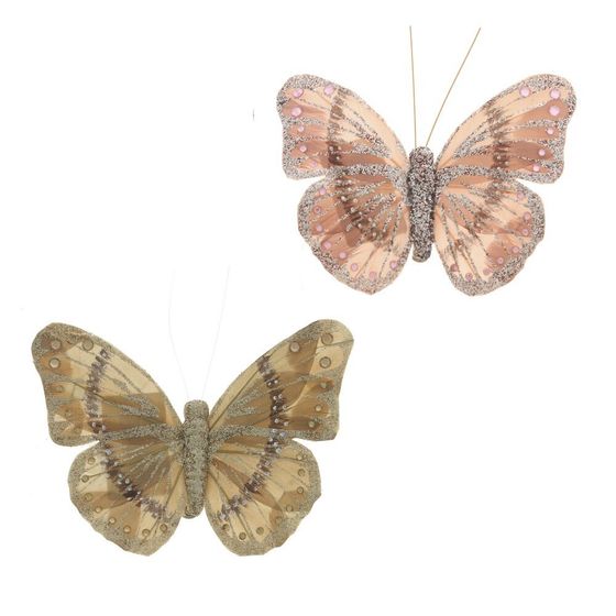 Изделие декоративное &quot;Бабочка&quot;, L9 W13 H2 см, 2в.