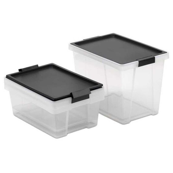 TATAY Multipurpose 2x7L 1x15L Storage Box 3 units