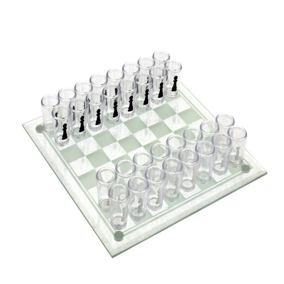 Игра настольная (питейная) "Шахматы", L22,5 W22,5 H3,5 см