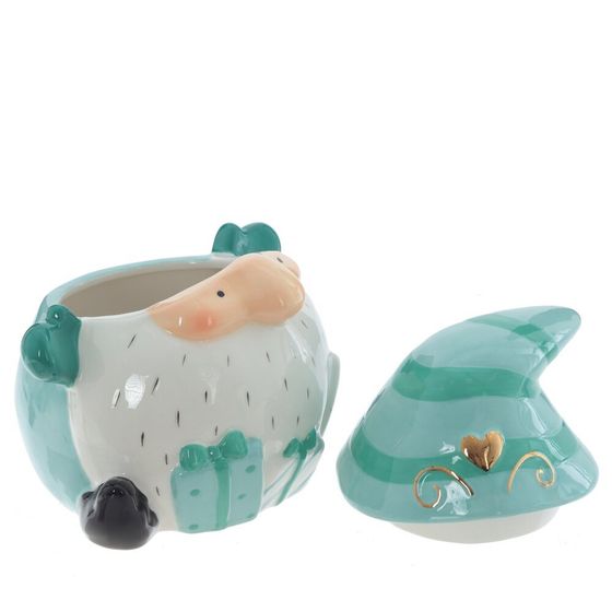 Конфетница "Гном: Праздничный Хранитель", 800 мл, L17 W13,5 H15 см