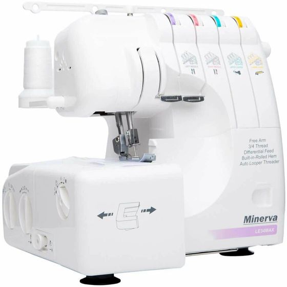 Оверлок Minerva LE34MAX белый