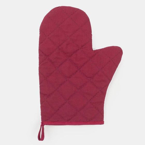 !09 Набор новогодний кухонный "Happy new year": варежка-прихватка 20х28 см, прихватка 17х17 см