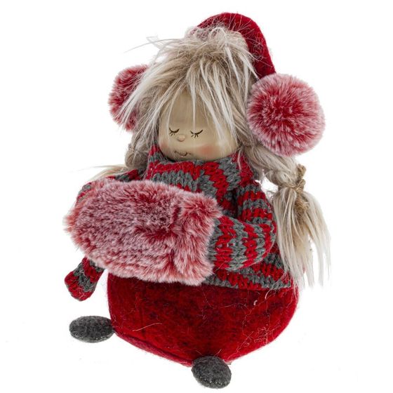 Игрушка набивная &quot;Девочка&quot;, L12 W14 H23 см, 2в.