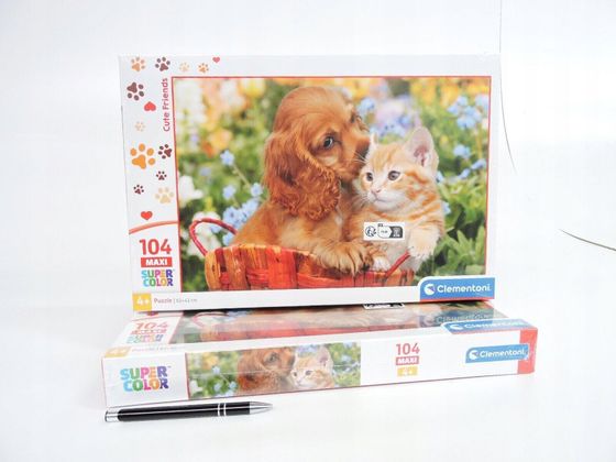 Clementoni CLE пазл 104 макси SuperColor Милые друзья 25763