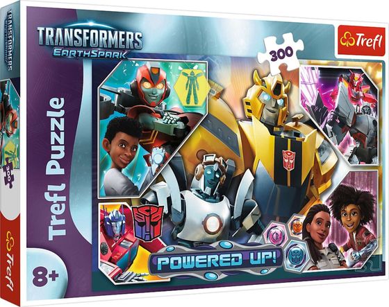 Trefl PUZZLE 300 W świecie Transformers/Hasbro 23024