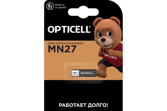 Батарея Opticell Specialty MN27 (AAA) блистер (1шт)