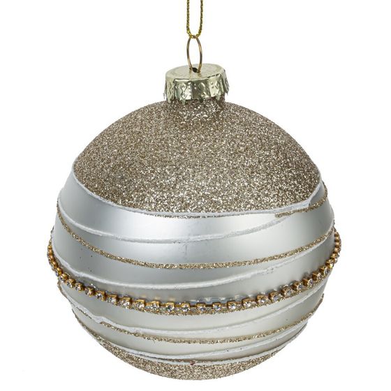 Набор из 12шт Украшение новогоднее &quot;Шар&quot;, D 8 см, L35 W25 H8,5 см