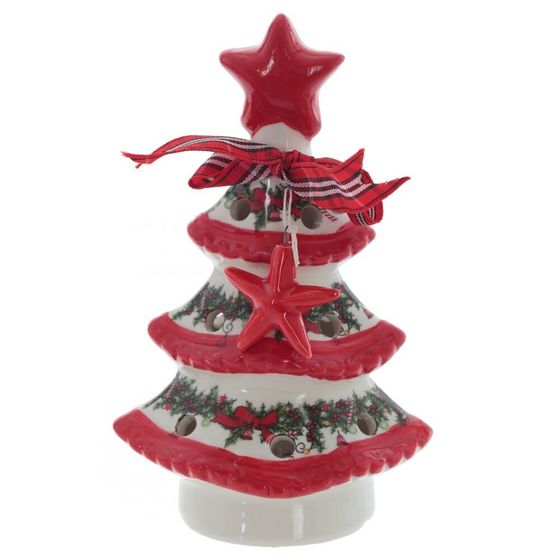 Фигурка декоративная &quot;Елка&quot; с подсветкой, L10 W6,5 H15 см