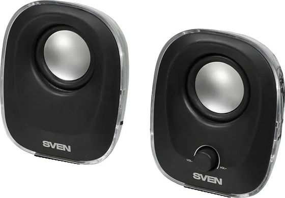 Колонки 2.0 Sven SPS-619 20Вт черный