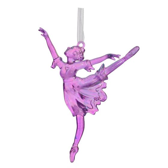 Украшение новогоднее &quot;Балерина&quot;, L10 W2 H14,5 см, 3в.