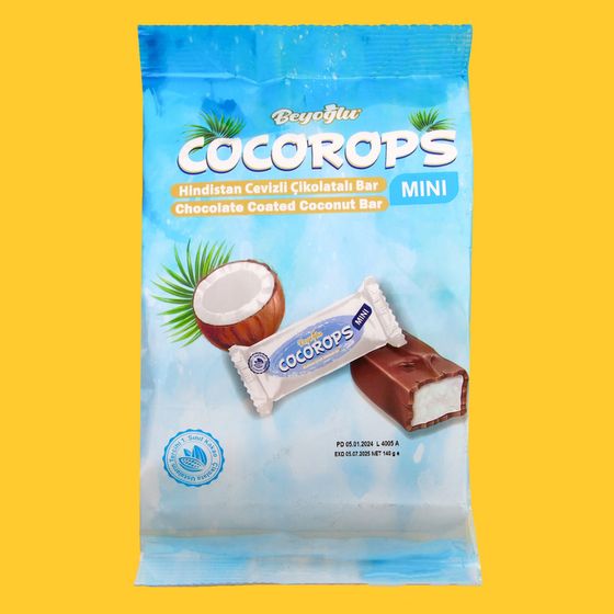 Батончик шоколадный &quot;Cocorops&quot;,мини, с кокосом, 140 г