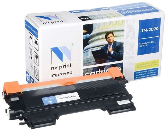 Картридж лазерный NVPrint TN-2090T/TN-2275T для Brother HL-2132R, DCP-7057R/HL-2240/2240D/2250DN/ DCP7060/ 7065/7070/ MFC7360/7860, 2 500 к.