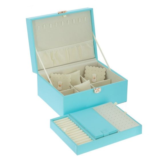 Шкатулка для украшений с дорожным футляром, Д26 Ш20,5 В13 см