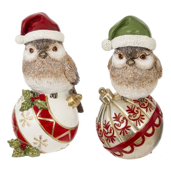 Фигурка декоративная &quot;Птичка&quot;, L10 W10 H20 см, 2в.