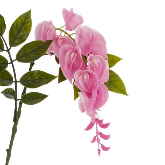 Цветок искусственный "Глициния", L25 W12 H92 см