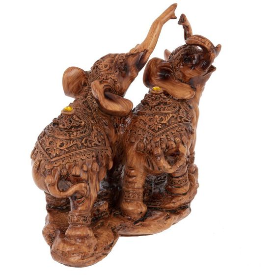 Фигурка декоративная &quot;Слоны&quot;, Д18 Ш8 В14,5 см