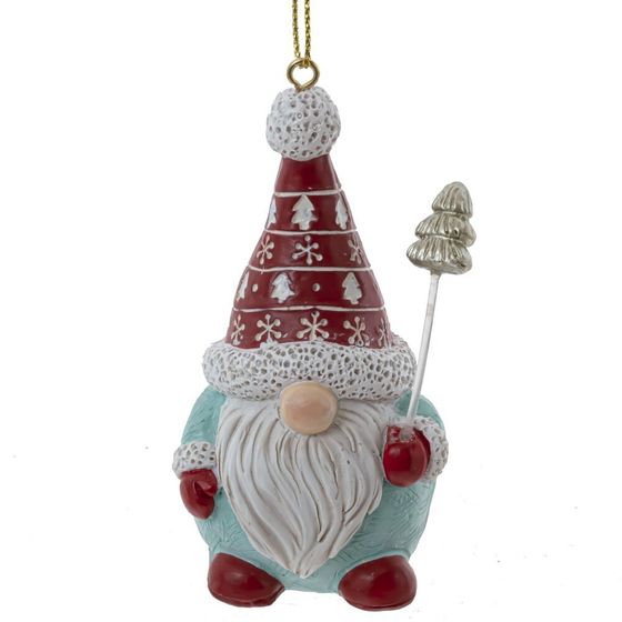 Фигурка декоративная подвесная &quot;Гном&quot;, L5 W4 H8 см, 3в.
