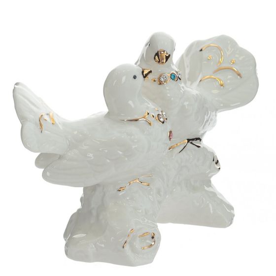 Фигурка декоративная &quot;Голуби&quot;, Д16 Ш9,5 В11,5 см