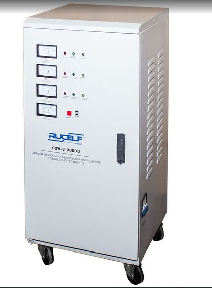 Стабилизатор напряжения Rucelf SDV-3-30000 21000Вт 30000ВА белый