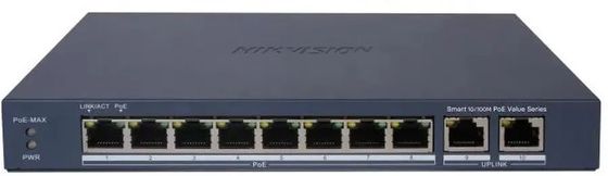 Коммутатор Hikvision DS-3E1310P-EI/M (L2) 8x100Мбит/с 2SFP 8PoE 60W управляемый