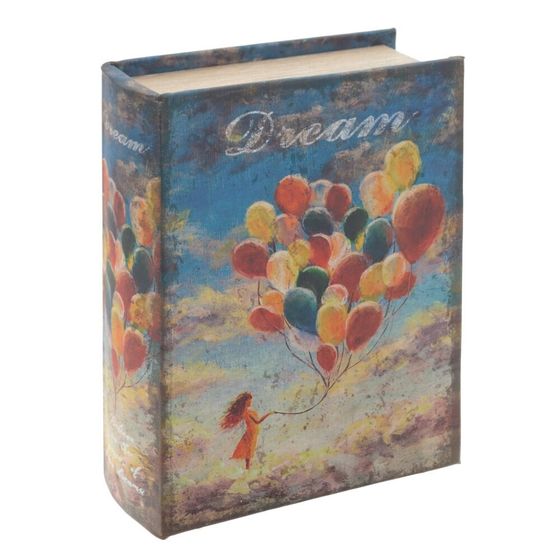 Шкатулка-книга с кодовым замком, L15,5 W7 H22 см