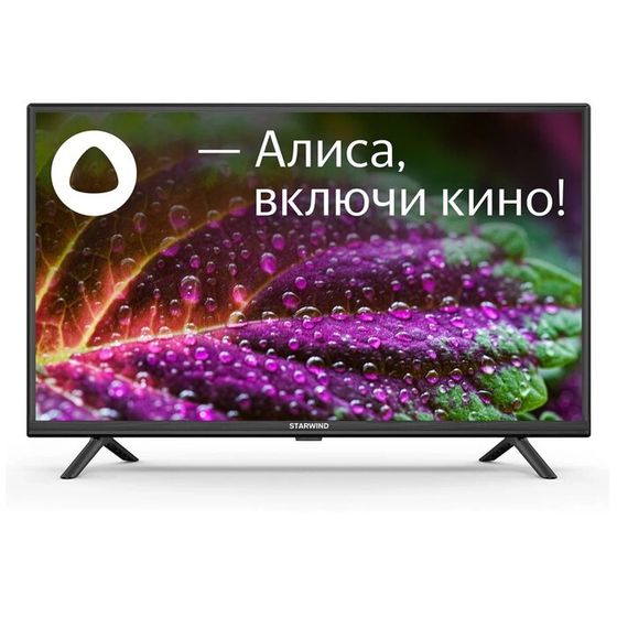 Телевизор Starwind SW-LED32SG304, 32&quot;, 1366x768, DVB-T/T2/C/S2, HDMI 3, USB 2, Smart TV