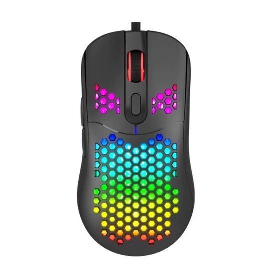 УЦЕНКА Мышь Marvo G925, игровая, проводная, оптическая, RGB, 12000 dpi, USB, 1.8 м, чёрная