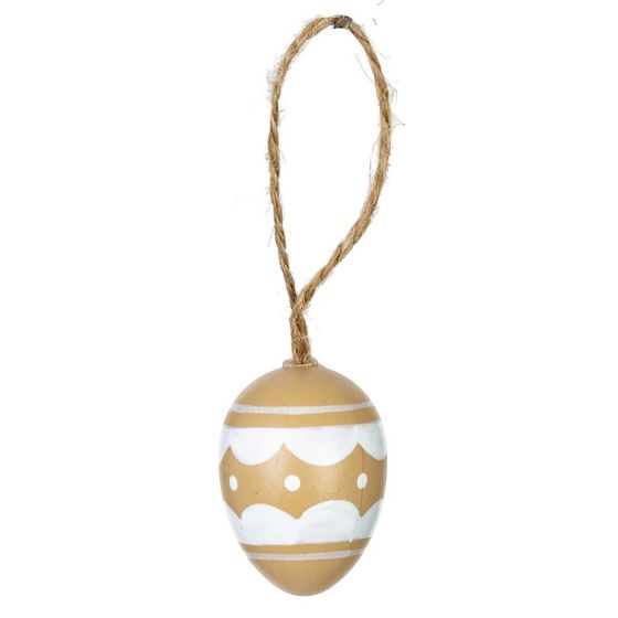Набор из 16-ти изделий декоративных подвесных &quot;Яйцо&quot; (4,5*6, 3,5*5,5, 3*4), L14 W5,5 H15 см