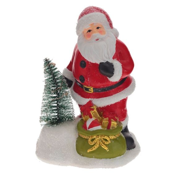 Фигурка декоративная с подсветкой &quot;Дед Мороз&quot;, L12,5 W9,5 H18 см, (2хAAA н/п), 2в.