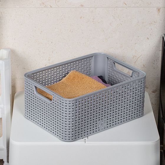 Корзинка STYLE M светло-серый 18л