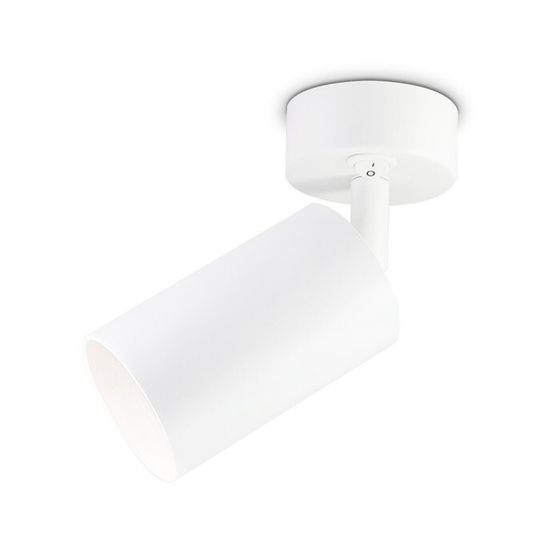 Накладной спот с выключателем Ambrella light GU10/LED max 12 Вт, 55x55x164 мм, цвет белый