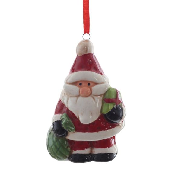 Украшение новогоднее &quot;Снеговик/Дед Мороз&quot;, L5,5 W4 H8,5 см, 6в.