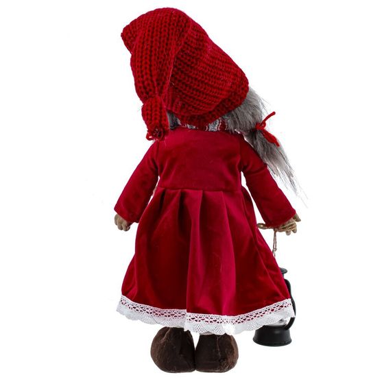 Игрушка набивная с подсветкой &quot;Гном&quot; (LR54х3), L17 W10 H60/35 см, 2в.