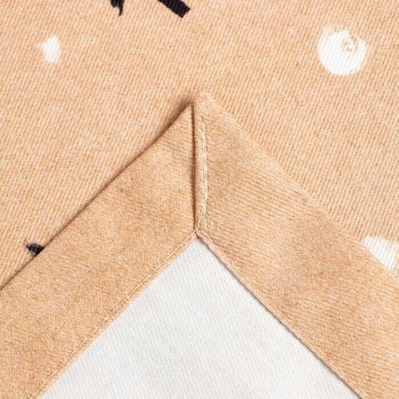 !09 Набор салфеток с декоративными кольцами &quot;LOVE XMAS&quot; 45х45 см - 2 шт, 100% хл, саржа 190гр/м2