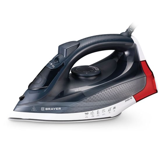 Утюг Brayer BR4018 2400Вт серый