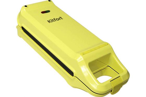 Вафельница Kitfort KT-1611 640Вт желтый