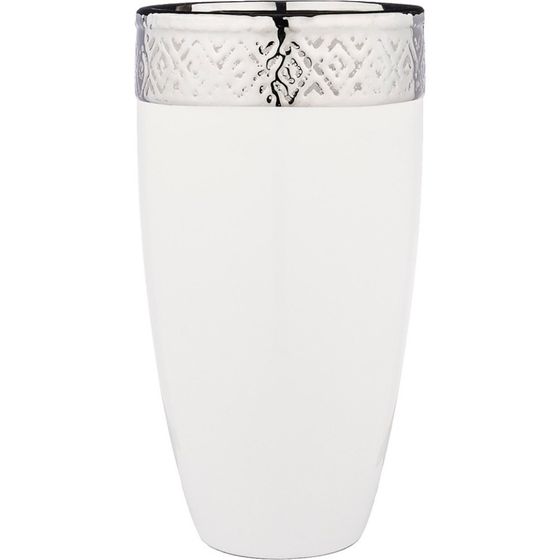 !09 ВАЗА 12x12x25 см цвет белый