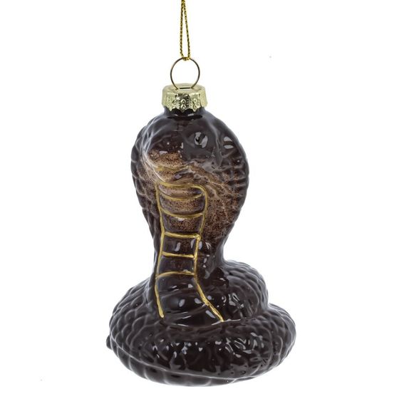 Украшение новогоднее &quot;Змея&quot;, L7 W6 H12 см, 4в.