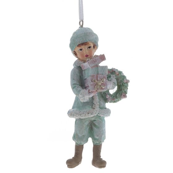 Изделие декоративное подвесное "Девочка/Mальчик", L5 W3 H11 см, 4в.