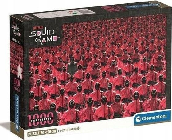 Clementoni CLE puzzle 1000 Compact Netflix Squid Game 39858