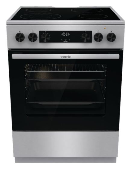 Плита электрическая Gorenje GECS6C70XC нержавеющая сталь (без крышки)