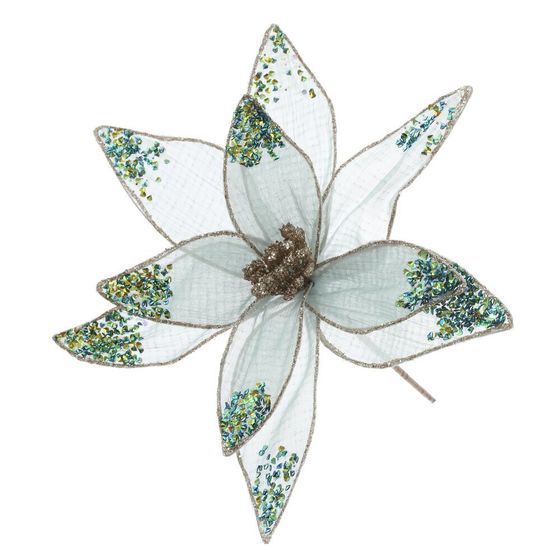 Цветок искусственный &quot;Пуансеттия&quot;, L25 W25 H37 см