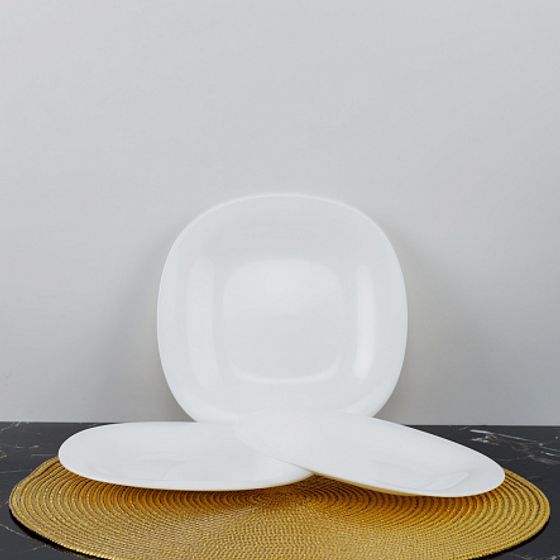 Столовый набор 18 предметов КАРИН черно-белый