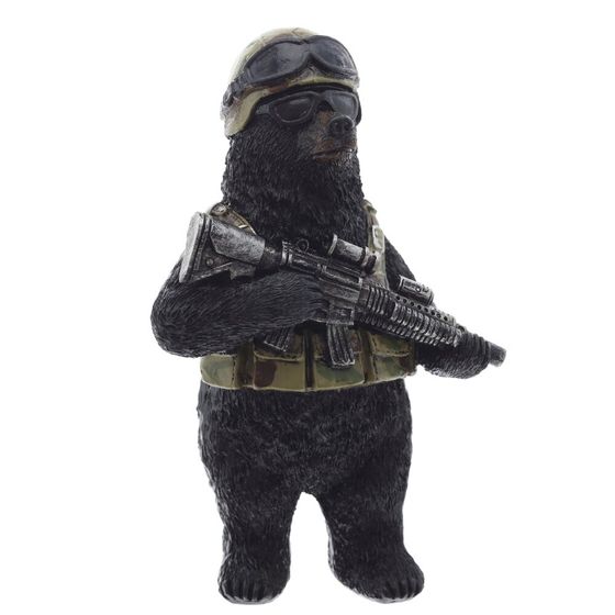 Фигурка декоративная "Медведь", L9 W7,5 H15 см