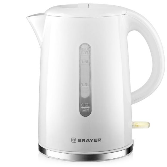 Чайник электрический Brayer BR6108 1.7л 2200Вт белый