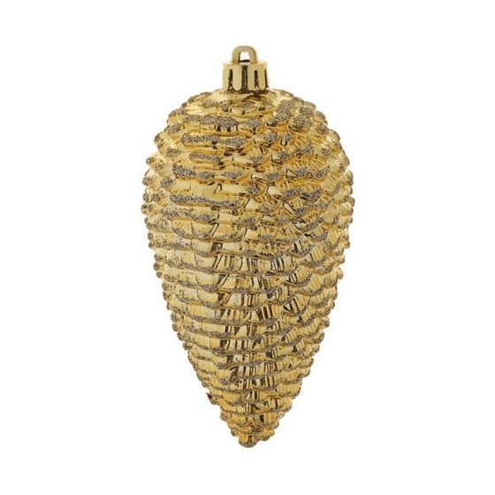 Набор из 2шт Украшение новогоднее &quot;Шишка&quot;, L12 W7 H12 см