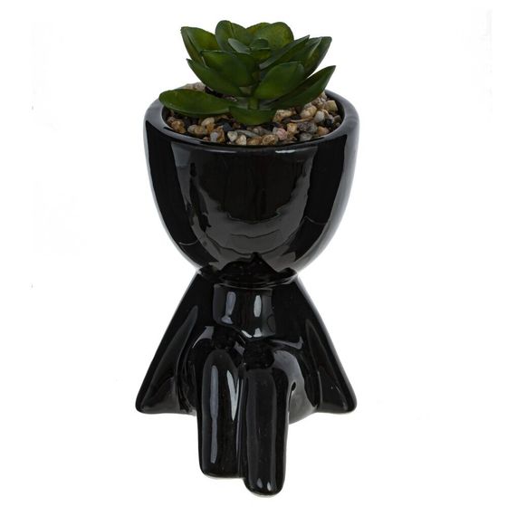 Цветочная композиция &quot;Суккулент&quot;, L8,5 W10 H13,5 см, 4в.