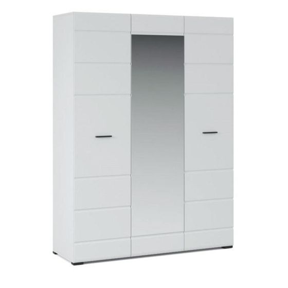 Шкаф 3-х дверный «Йорк», 1500*540*20501500 × 540 × 2050 мм, цвет белый / белый глянец