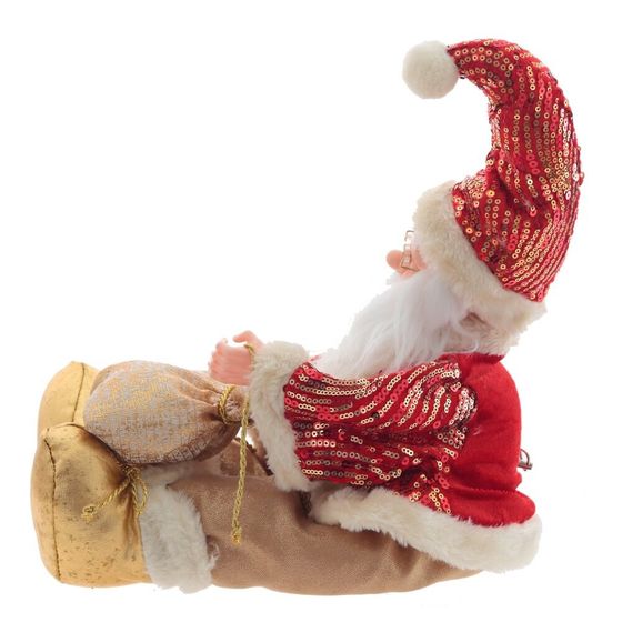 Дед Мороз (муз ,  движ), L18 W18 H46 см