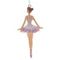 Изделие декоративное подвесное "Балерина", L6 W4 H11 см, 3в.